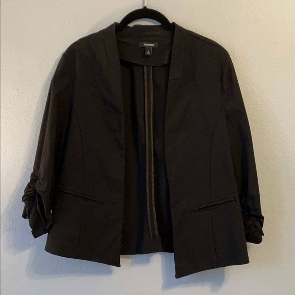 Black Torrid Blazer Sz 0